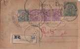 Br India King George V, Registered, Postal Card, India As Per The Scan - 1911-35  George V