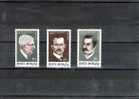 1981 PERSONNALITES ARTISTIQUES  YV= 3310/3312  MNH - Ungebraucht