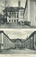 AK Gremsdorf Kloster & Wohltätigkeitsanstalt Zweibild Etage ~1910 #04 - Hoechstadt
