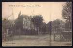 CPA  ANCIENNE- FRANCE- HESDIN (62)- PASSAGE A NIVEAU EN GROS PLAN- ROUTE DE SAINT-OMER- ANIMATION - Hesdin