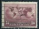 Australien  1934/48  Flugdienst  1´6 Sh (thin Paper)  Mi-Nr.126 Y  Gestempelt / Used - Used Stamps