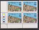 India 1984 MNH Block Of 4, Forts Of India, Architecture, Monument, History - Blokken & Velletjes