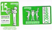 SPAGNA (SPAIN) - AMENA  (GSM RECHARGE) - LOT OF 2 DIFFERENT   - USED -  RIF. 4219 - Amena - Retevision