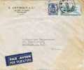 Carta Aerea BRUXELLES (Belgica) 1949 - Cartas & Documentos