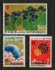 Japan Scott # 1023-1025  Flowers MNH - Unused Stamps