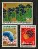 Japan Scott # 1023-1025  Flowers MNH - Nuovi