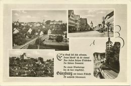 AK Günzburg / Donau Mehrbild ~1940 #03 - Guenzburg