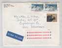 Canada Cover Sent Air Mail To Denmark 1990 - Cartas & Documentos