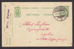 Luxembourg Postal Stationery Ganzsache Entier Nic. Peter, Bonnevoie, Deluxe Cancel LUXEMBOURG-GARE 1908 - Entiers Postaux