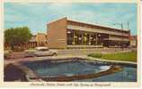 Huntsville AL Alabama Electric Center Utility Building, Auto, C1950s/60s Vintage Postcard Street Scene - Huntsville