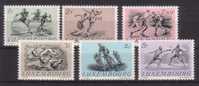 LUXEMBOURG LUSSEMBURGO 1952 HELSINKI  ** MNH SUPERB SET LUSSO - Unused Stamps