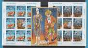 2002-mfb KOSOVO JUGOSLAVIA EUROPA CEPT 2002 CIRCO - STAMPS- 2 MINI SHEETS PLUS BLOK NEVER HINGED - 2002