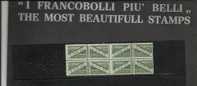 SAN MARINO 1945 PACCHI POSTALI L. 15 MNH QUARTINA - Parcel Post Stamps