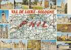Val De Loire - Sologne - Carte Multivues Ref 1103-384 - Centre-Val De Loire