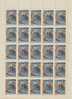 RUSSIE & URSS CCCP 1966  Transport Fluvial Sur La Volga En Feuille Entière X 25 Timbres N° 3134 Neufs** - Full Sheets