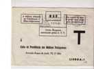 PORTUGAL - 1968 - LETTRE REPONSE AUTORISEE à PAYER Par Le DESTINATAIRE De FATIMA  Pour LISBONNE - Covers & Documents