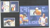 BELGIE  OLYMPISCHE SPELEN  SYDNEY  2000 **  BLOK  + ZEGELS - Verano 2000: Sydney