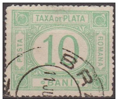 Rumania 1908 Scott J38 Sello º Portes Debidos Taxa De Plata Numeros Oval Michel P27 Yvert T29 Romania Stamps Timbre - Gebraucht