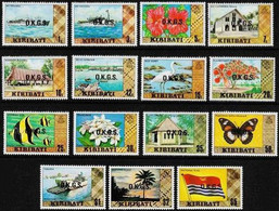 KIRIBATI..1983..Michel # 1-15...MNH...Dienstmarken...MiCV - 13 Euro. - Kiribati (1979-...)