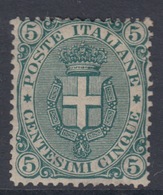 ITALIA - Sassone N.59 -  Cat. 1900 Euro FIRMATO DIENA - LINGUELLATO  - MH* - OTTIMA CENTRATURA - Ungebraucht