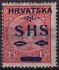 1918 Yugoslavia SHS Croatia - King Charles - Mi 65 - 95 EUR - Ongebruikt