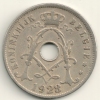 Belgium Belgique Belgie Belgio 25 Cents FL  KM#69  1928 - 25 Cent