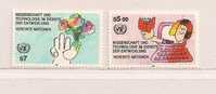 N.U.   VIENNE   ( NUVI - 9 )  1992    N° YVERT ET TELLIER    N° 147/148  N** - Unused Stamps