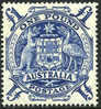 Australia #220 XF Mint Hinged £1 Arms Of Australia From 1949-50 - Nuevos