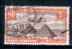 EGYPT / 1933 / AIRMAIL / AIRPLANE / HANDLEY PAGE H.P.42 OVER PYRAMIDS / VF USED . - Gebraucht