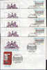 Romania- Rare!!- FDC 1995  Full Set- The First Automatic Stamps Selling In Romania - FDC