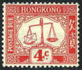Hong Kong J3 Mint Hinged Postage Due From 1923 - Impuestos