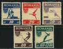 ● ROMANIA 1946 - SPORT -  N. 916 / 20  * Serie Completa - Cat. ? € - Lotto N. 1296 - Neufs