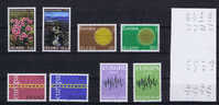 Iceland : Set Of Mint Never Hinged Cept/Europe Stamps, Different Years - Unused Stamps