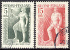 Finland #283-84 XF Used Labor Movement Set Of 1949 - Gebruikt