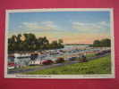 Louisville Ky   Municpal Boat Harbor  Linen    ----Ref 151 - Louisville