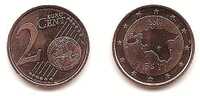 Estonia 2011 EURO Coin 2 Cent  From Mint Roll - Estonia