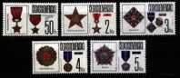 CS 1987 Mi 2897-2901 Yt 2709-2713 ** Ordens - Unused Stamps
