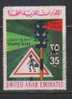 U.A.E. Used 1973, Traffic Week, Road Safety, Traffic Lights, UAE - Ver. Arab. Emirate