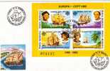 CEPT 1992 Kolumbus Entdeckung Amerikas Rumänien 4790/3, Block 271 Plus FDC 37€ Cover Bloc Sheet From Romania - FDC