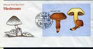 Bhoutan Ob Bloc N° 247 - Env. 1er Jour - Champignons (lot 29) (19 P23) - Bhutan