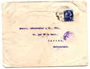 Lettre De Calcutta (26/12/1918) Pour Zurich-Censure Bombay 24 - 1911-35 King George V