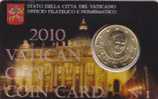 Coin Vatican City 2010 0.50 Euro UNC Coin Card Nr. 1 - Pope John Paul II - Vatikan