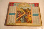 Calendrier  1942 / LA POSTE HTE SAVOIE / DECOR JESUS PORTE SA CROIX - Other & Unclassified