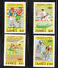 Zambia 1992 Summer Olympics Games Barcelona Judo Cycling Boxing MNH - Zambia (1965-...)