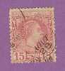 MONACO TIMBRE N° 5 OBLITERE PRINCE CHARLES III 15C ROSE - Usados