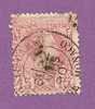 MONACO TIMBRE N° 5 OBLITERE PRINCE CHARLES III 15C ROSE - Usados