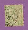 MONACO TIMBRE N° 22 OBLITERE PRINCE ALBERT 1ER 5C VERT JAUNE - Used Stamps