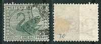 Westaustralien  1885  Schwan  1/2 P (Wz CA)  Mi-Nr.30  Gestempelt / Used - Oblitérés