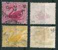 Westaustralien  1899/07  Schwan 1, 2 P  (Wz. WA)  Mi-Nr.44,45  Gestempelt / Used - Usados