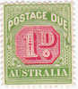 AUSTRALIA - YVERT N° S 39 * - COTE 2005 = 15 EUROS - FILIGRANE DOUBLE TRAIT - Postage Due